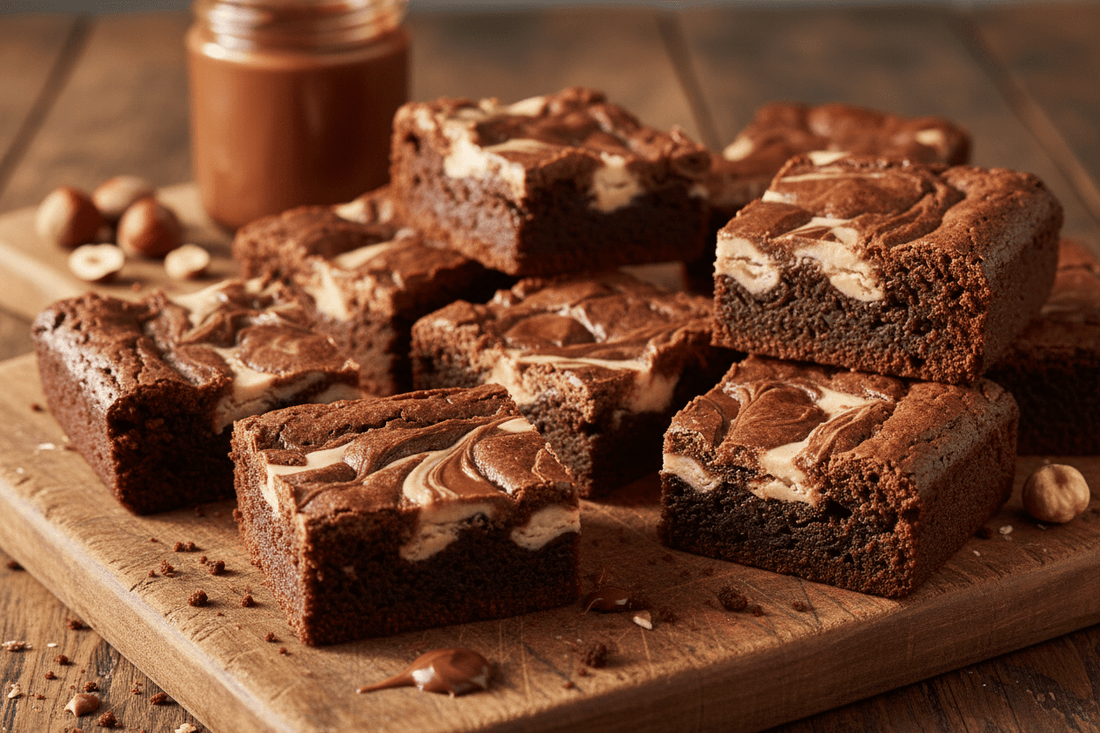 The Ultimate Chocolate Hazelnut Spread Brownie Recipe - Sweet Nuthings
