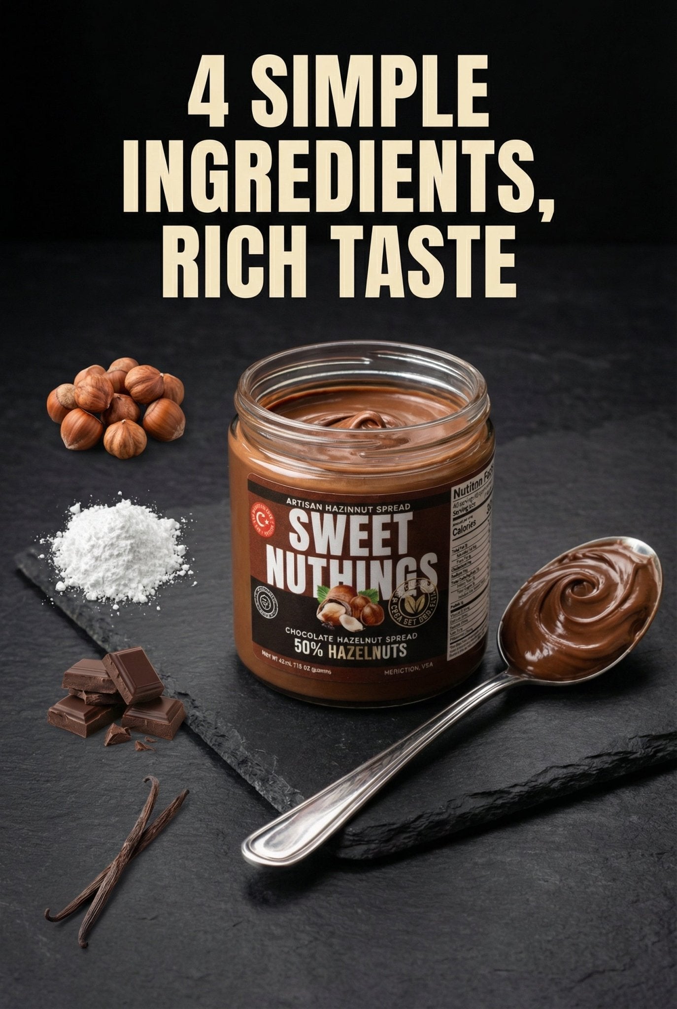 Chocolate Hazelnut Spread - Sweet Nuthings
